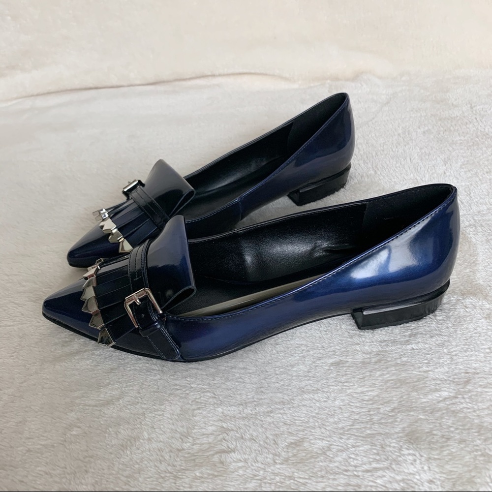 NIB Nine West Patent Leather Tessieo Loafer Flats - Picture 4 of 6